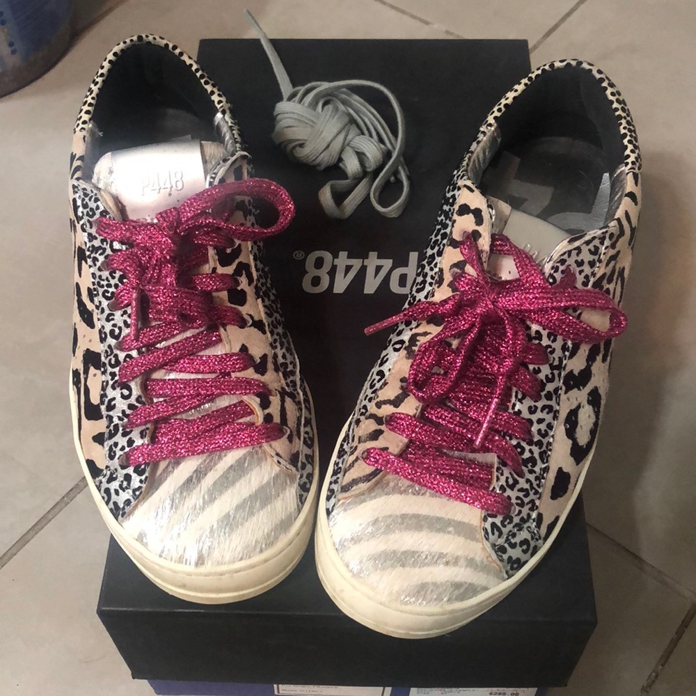 P448 Leopard Sneakers